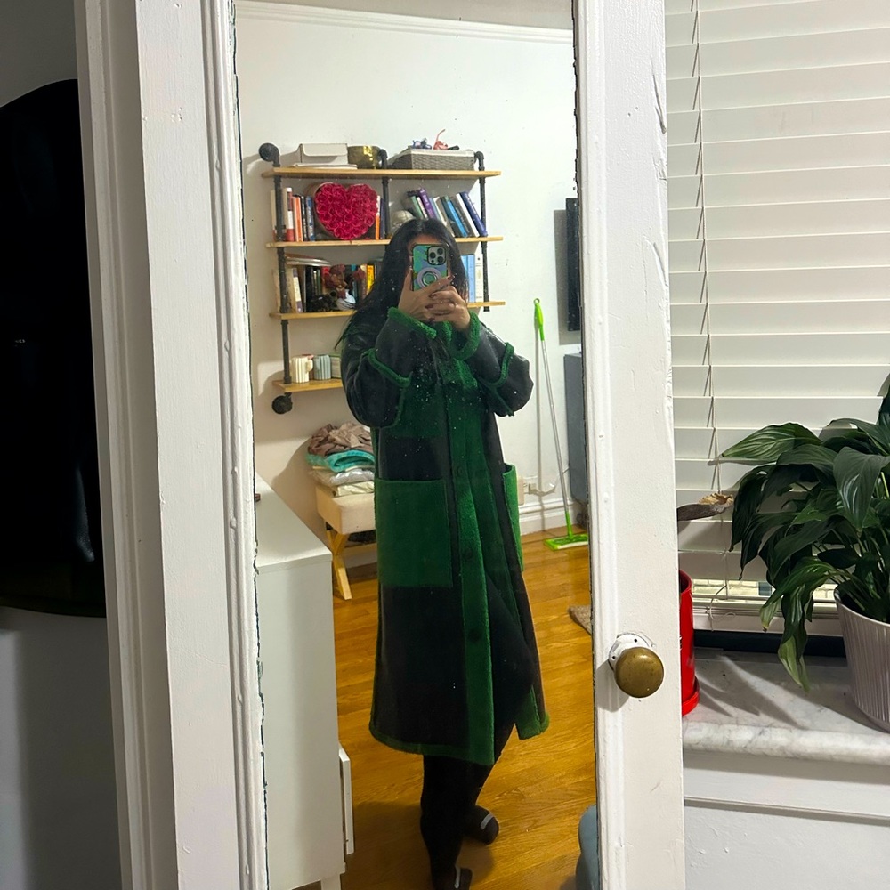 Topshop reversible coat. Size 0. Worn only a couple of times.